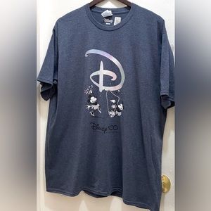 Disney Mickey and Minnie Port & Company 100th Of Wonder Celebration T-Shirt XL.